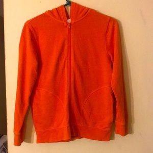 Wonder nations kids 10/12 orange zip hoodie